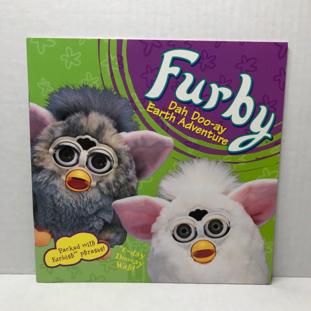 ♦️$3♦️ Furby Dah Doo-ay Earth Adventure book packed with Furbish phrases vintage
